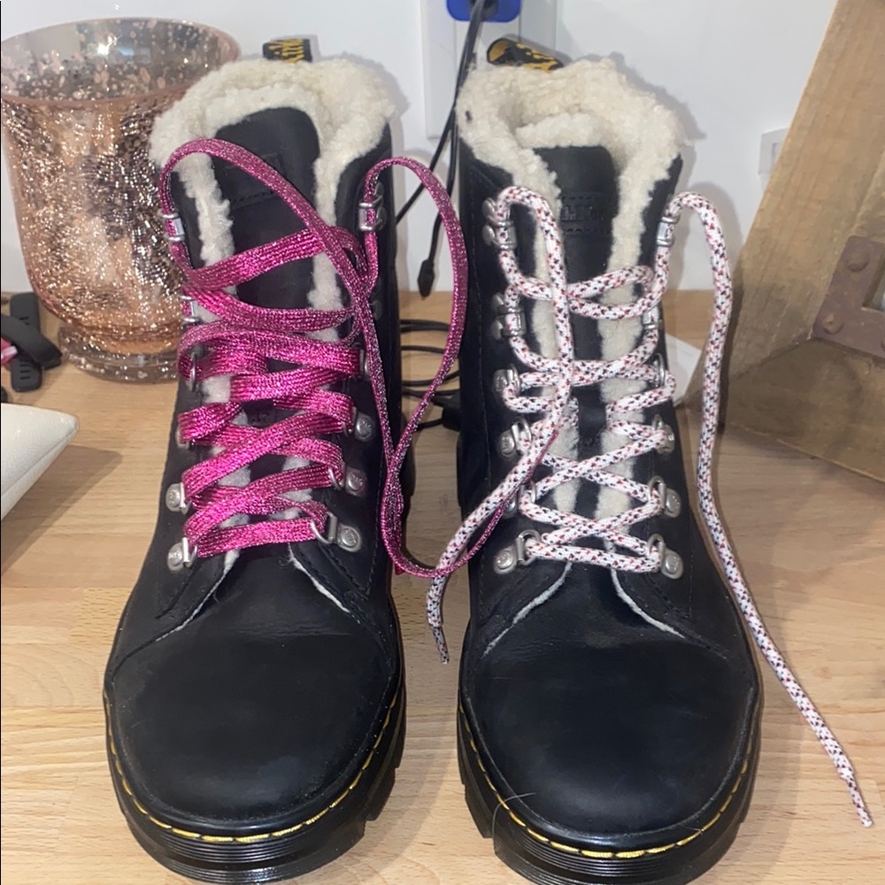 Doc martin faux fur lined boot